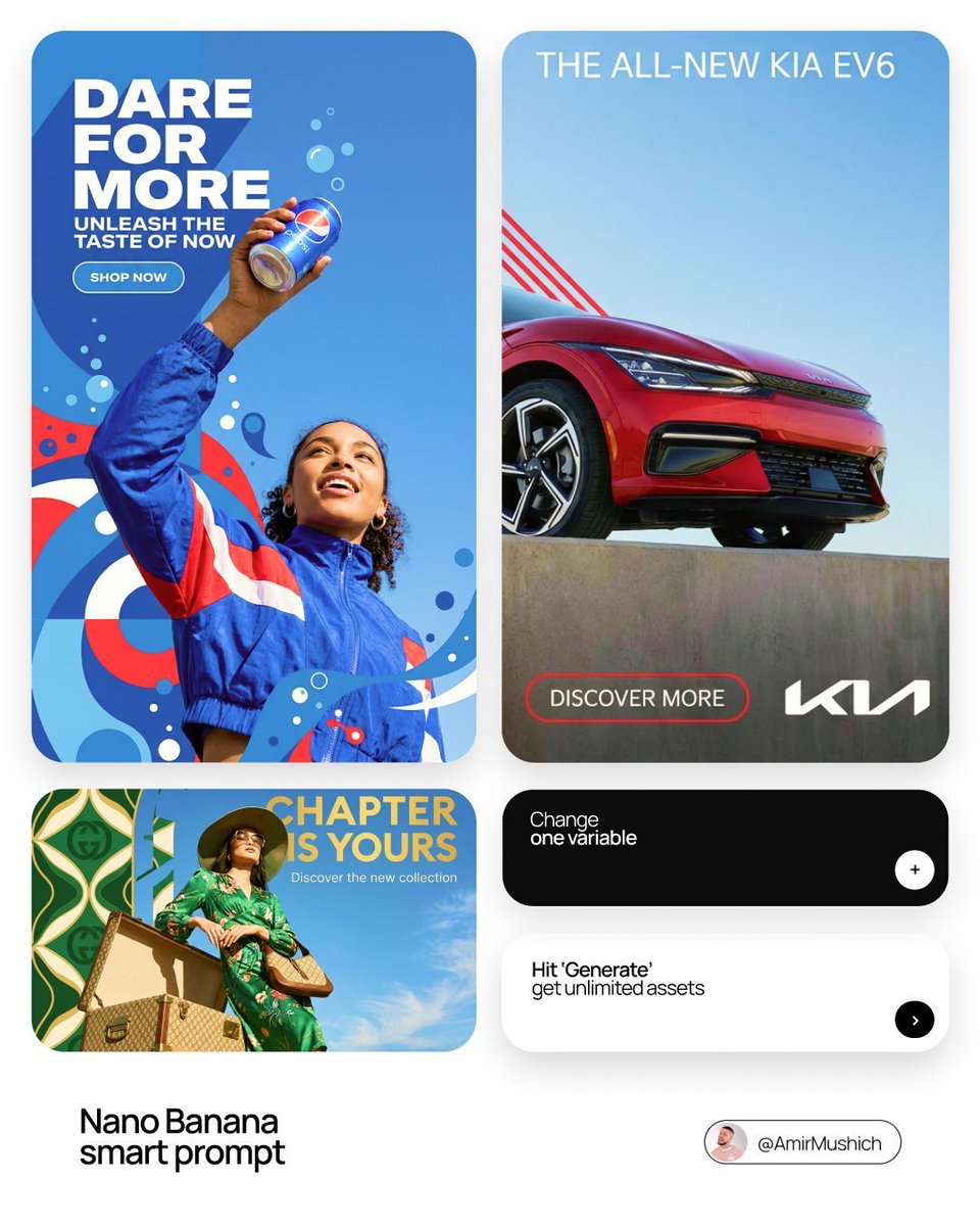 [BRAND NAME] | [HEADLINE] | [SUB-TEXT] | [CTA]. Act as a ...