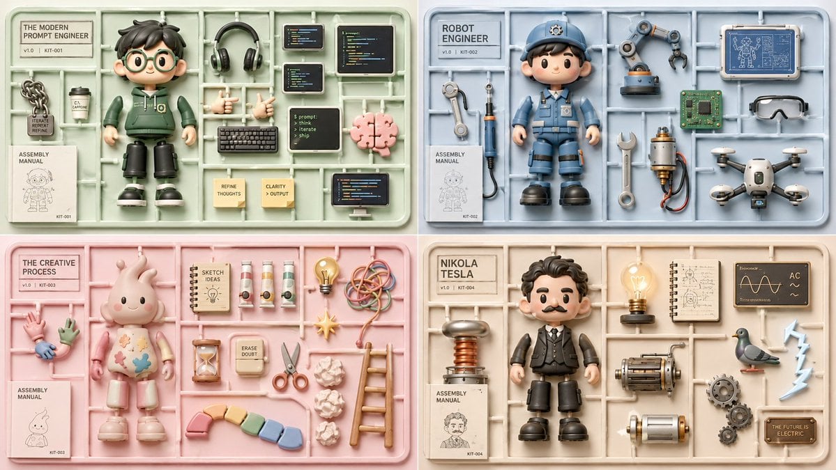 2x2 grid16:9 INPUT = [Profession Or Concept] (e.g., "The ...
