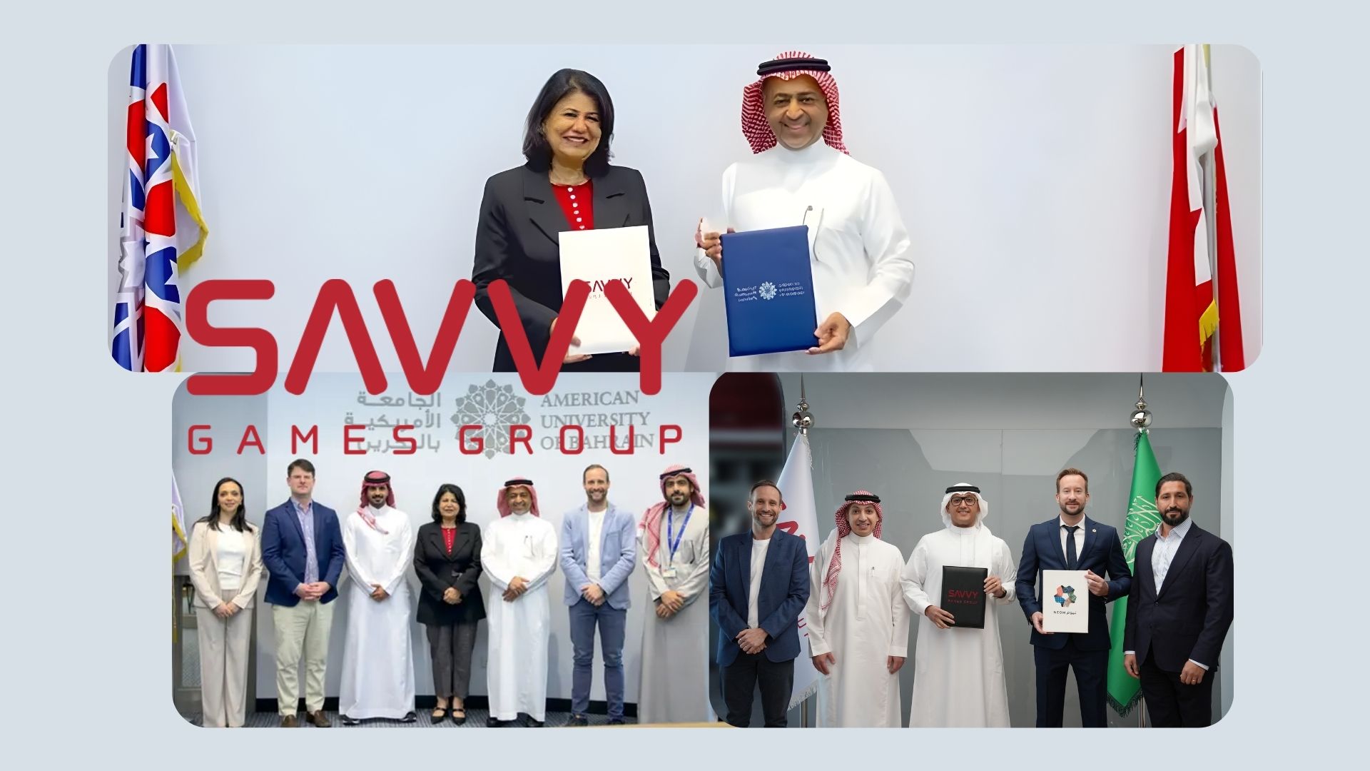 🎓 Savvy Games Group与AUBH签署谅解备忘录