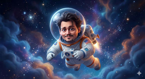 梦幻星云皮克斯风名人宇航员头像