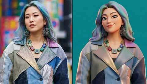 趣味夸张3D风格人物漫画头像定制