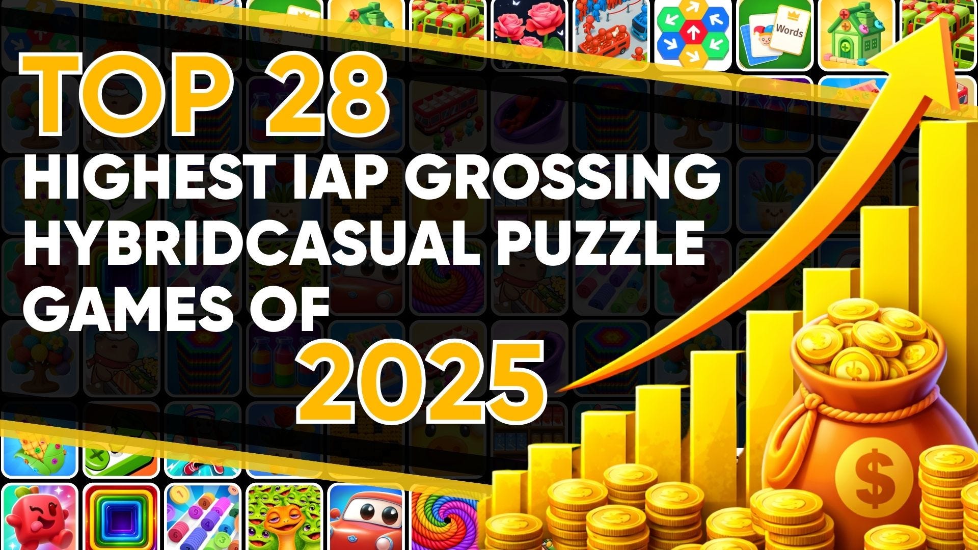 2025年收入最高的28款混合休闲解谜游戏