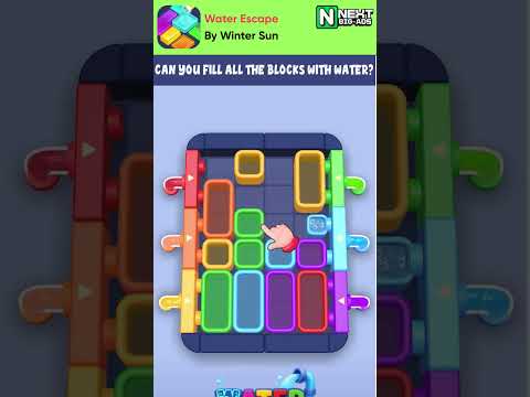 水之逃脱——这款水流解谜游戏令人极度舒适 👀🔥 #nextbigads #puzzlegames